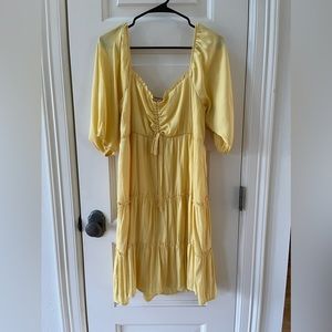 NWOT Yellow Sundress Size L